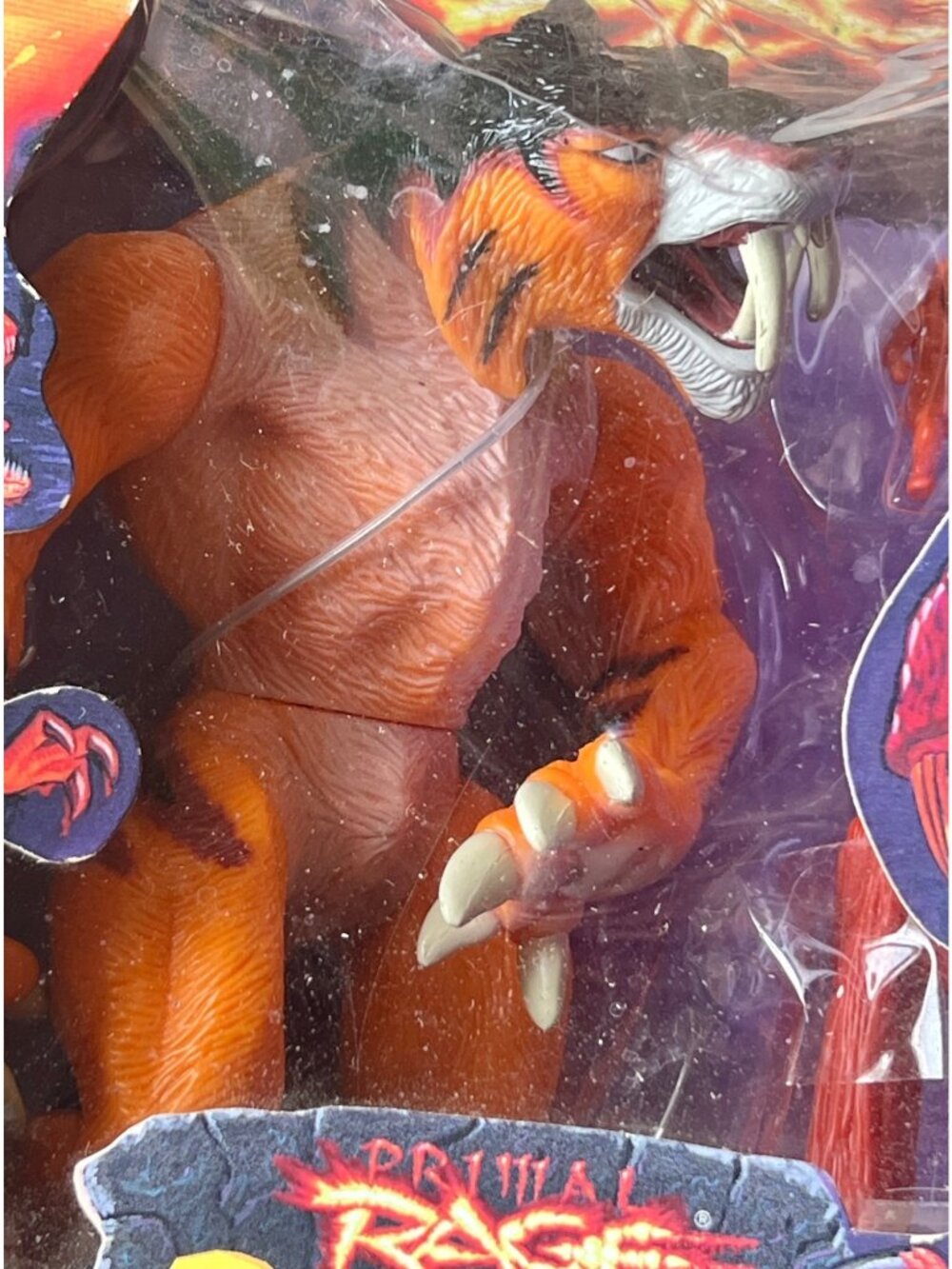 Playmates Primal Rage Slashfang Action Figure Sabretooth Strike Attack 1997 NRFB - Picture 7 of 10